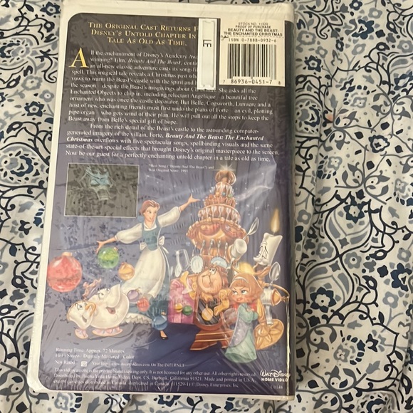 Rare factory sealed Disney Beauty and the beast VHS - Picture 2 of 3